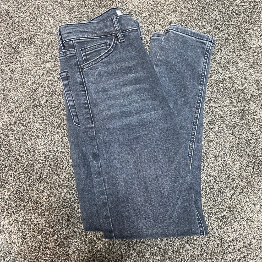 TopShop Petite Jamie Skinny Jeans, Grey size W26 - Picture 6 of 13